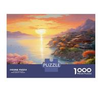 Port Couchant 1000 Pièces Jeu De Puzzle À Assembler Soi-même Lac Rêveur Couch Énigme De Compétence Logique pour Activité Fuzzle Après L'école pour Les Amateurs D'énigm