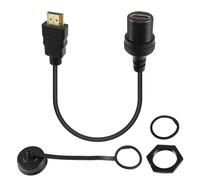 Port d'affichage sur HDTV, câble d'affichage sur adaptateur HDMI | Support fixe fileté HDMI - Conception étanche à la poussière pour l'extension automatique de l'écran HDTV pour panneau 'attre