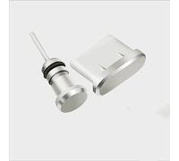 Port De Charge 3,5 Mm,Prise D'écouteur Ou Carte Sim Anti-Poussière,Accessoires Usb-C Pour Téléphone De Type C,Compatible Avec Samsung S10,S9,S8,Note 8,9,Huawei P10,P20,P30 Pro - Type Silver #A