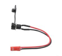 Port de charge DC 5,5 x 2,1 mm Cuivre Rouge Noir Rapide Efficace Facile à installer pour scooter électrique KuKirin G3 G4 Pièce de rechange (1 pièce rouge et noir)