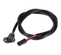 Port de charge en plastique pour scooter électrique Xiaomi 5 Plus - Connecteur d'alimentation rond - Compatible avec Mijia 5 Pro Kickboard - Pièce de rechange noire pour une connexion sécurisée de