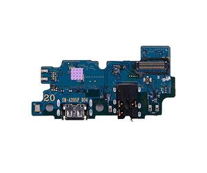 Port de charge USB Connecteur Dock Pièce de rechange pour câble flexible pour Samsung Galaxy A20 (2019) A205 / DS A205F A205FD A205A 6,2 pouces avec outils