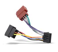 Port de harnais stéréo de voiture KIMISS 16 broches à Mini faisceau de câbles de prise Iso 8 broches harnais de câbles Radio adapté pour 2003 à partir de 2003