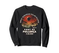 Port de Pollença, Spain Great European Solar Eclipse 2026 Sweatshirt
