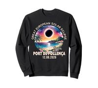 Port de Pollença, Spain Great European Solar Eclipse 2026 Sweatshirt