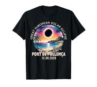 Port de Pollença, Spain Great European Solar Eclipse 2026 T-Shirt
