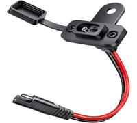 Port de SAE Prise d'Alimentation Connecteur Rapide Support Compact Câble Prolongateur Isolé avec Renfort Plaque Noire et Support Convient à l'Entretien Accessoires Électriques Stationnement