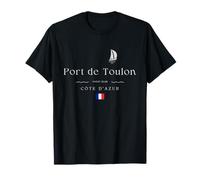 Port de Toulon Yacht Club Marina Côte d'Azur Voile T-Shirt