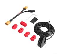 Port de trottinette électrique double sortie USB-A pour scooter électrique | Convient pour Xiaomi pour M365, Max, G30 ; capuchon étanche IP65, résistant à la poussière et à l'eau