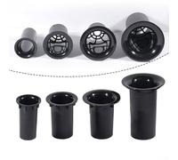 Port de tube de caisson de basses pour une meilleure réponse des basses, options de trou ouvert 53 mm/70 mm/85 mm/100 mm, installation facile avec matériau ABS fiable (diamètre du trou 85 mm)