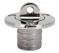 Port de vidange Garboard 25 mm Port de vidange Marin en Acier Inoxydable Rond avec Bouchon Amovible pour Navire de Bateau drainant Le réservoir inférieur à Terre 316 Miroir en