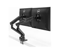 Port Designs Kit de montage pour 2 moniteurs – Bras réglables – Jusqu'à 32 pouces – Noir – VESA