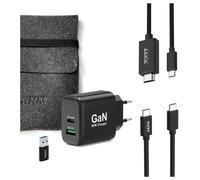 Port Designs Alimentation PC Pack 4 en 1 Chargeur GaN 65 W