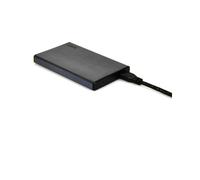 Port Designs 900035 Boîtier Externe 2.5" USB Type-C pour HDD/SSD SATA I/II/III (jusqu'à 1 To) - ABS Noir - Compatible Windows/macOS/Linux
