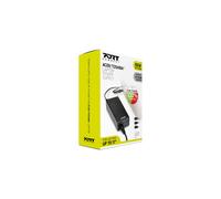 Port Designs 900093-ACTO Alimentation Secteur Universelle 65W pour Notebook Acer/Toshiba, 19.5V 3.33A, Input 100-240V, Output 65W, Noir