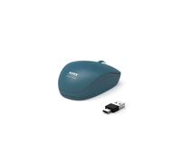 Port Connect Souris sans Fil pc Wireless 2.4 ghz Collection 2 pour Ordinateur - capteur Optique 1600 dpi - 3 Boutons - Compact. ambidextre & silencieuse Saphir Bleu foncé