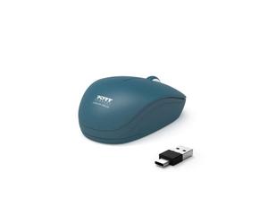 Port Designs 900545 souris Bureau Ambidextre RF sans fil Optique 1600 DPI