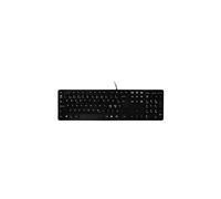 Port Designs 900752-FR : Clavier Bureau USB AZERTY Français Noir, 105 Touches, Câble 1.5m, Usage Bureau, Dimensions 441x124x20mm