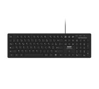 Port Designs 900752-UK clavier Universel USB QWERTY Anglais britannique Noir