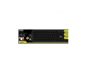 Port Designs 900752-W-FR clavier Bureau RF sans fil AZERTY Français Noir