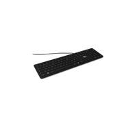 Port Designs 900754-FR Clavier Bureau USB AZERTY Français Noir 109 Touches, Connectivité USB-A/USB-C, Compatible Windows, Câble 1.6m