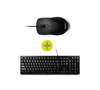 Port Designs 900900 clavier Souris incluse Bureau USB AZERTY Français Noir