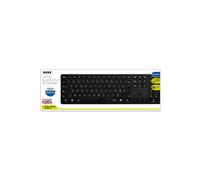 Port Designs 900903-UK clavier Bureau Bluetooth QWERTY Anglais britannique Noir