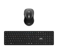 Port Designs 900907RFR clavier Souris incluse Maison Bluetooth AZERTY Français Noir