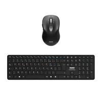 Port Designs 900907RFR clavier Souris incluse Maison Bluetooth AZERTY Français Noir