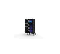 Port Designs 901965 Module de Charge et Gestion Mobile, 41 Appareils, Jusqu'à 17", USB, Secteur, 220-240V, Noir, 67.6kg, Certification CE