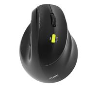 Port Designs 910007, Droitier, Conception verticale, Optique, RF sans fil + Bluetooth, 2400 DPI, Noir