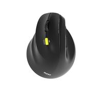 Port Designs 910008 Souris Ergonomique Gaucher sans Fil RF + Bluetooth, Optique 2400 DPI, 5 Boutons, USB-C, Compatible Windows/macOS/Android/ChromeOS