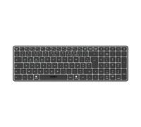 Port Designs 911002FR clavier maison/bureau RF sans fil + Bluetooth AZERTY Français Noir, Gris