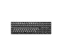 Port Designs 911002FR Clavier RF sans fil + Bluetooth 5.0 AZERTY Français Noir/Gris - Compatible Windows/macOS/Android/iOS, portée 10m, USB Type-C