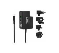 PORT Connect - Adaptateur secteur - 100 Watt - 5 A - PD, QC - 3 connecteurs de sortie (USB, USB-C) G