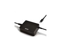 Port Designs Adaptateur Secteur Universel USB-C 90W (5-20V/4.35A) 100-240V, Câble 2.5m, ABS Noir, Compatibilité Multi-Marques, CE