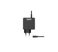 Port Designs Chargeur Secteur Universel 45W 19.5V/2.31A Noir, Compatible Netbook/Ordinateur Portable, Input 100-240V, Câble 1.5m, Connecteur EU