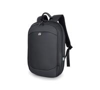 Port Designs Chicago Evo Expandable Eco Sac à dos 16" Polyester Noir, Volume 6-14L, Compartiment PC 386x267x30mm, Poches multiples, R-PET recyclé