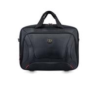 Port Designs COURCHEVEL 15.6" Malette Noire Nylon - Compartiment 385x65x260mm, Sangle épaule, Fixation trolley, Dimensions 440x335x80mm, Poids 600g
