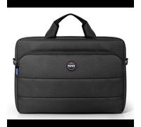 Port Designs ECO PORTLAND Malette 17.3" Polyester Noir - Compartiment 420x280x40mm, Poche Frontale, Sangle Épaule Amovible, 455x330x70mm, 405g