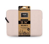 Port Designs Housse PC Milano II Eco 13 / 14'' BLUSH PINK - Velour Rose