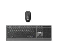PORT Designs pack clavier + souris bluetooth sans fil 2.4 GHz rechargeable USB-C avec touche IA