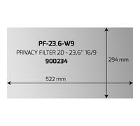 PORT DESIGNS PRIVACY FILTER 2D 23.6p 16/9 522x294