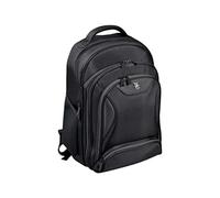 port designs sac à dos pc business pour ordinateur portable avec protection pluie manhattan 22 litres 15.6/17 pouces noir