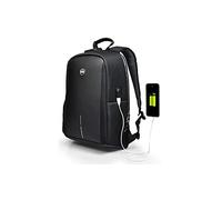 Port Designs Sac à Dos pc connecté pour Ordinateur Portable avec Protection Pluie Chicago Evo-fit 13/15.6 Pouces Noir