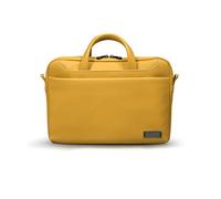 Port Designs Sacoche pc pour Ordinateur Portable élégant Simili Cuir Zurich toploading 13.3/14 Pouces Jaune
