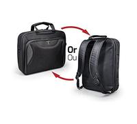 Port Designs Sacoche & Sac à Dos pc 2en1 pour Ordinateur Portable Manhattan Combo 14/15.6 Pouces Noire