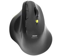 Port Designs Souris Ergo Soft sans Fil 2.4 ghz Bluetooth Rechargeable silencieuse