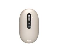 PORT Connect PURE COLOR - Souris - rechargeable - droitiers et gauchers - optique - 5 boutons - sans fil - Bluetooth - pearl G