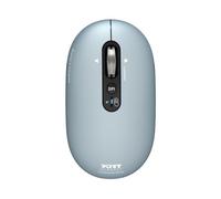 Port Designs Souris sans fil 910500 PURE Bluetooth rechargeable Bleu sombre